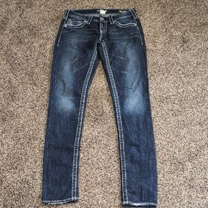 Silver Jeans  Aiko Dark Blue Skinny Jeans Size 26x33 Women's